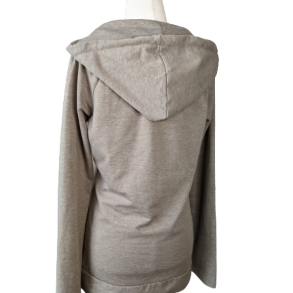 Roxy Embroidered V Neck Hoodie Sz M - Picture 8 of 10